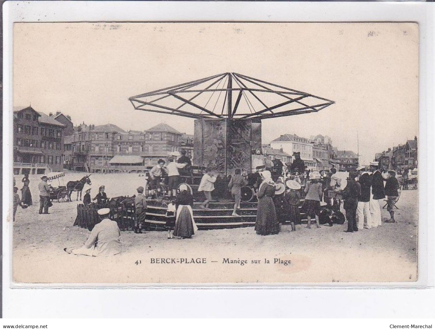 BERCK-PLAGE: Manège Sur La Plage - Très Bon état - Berck