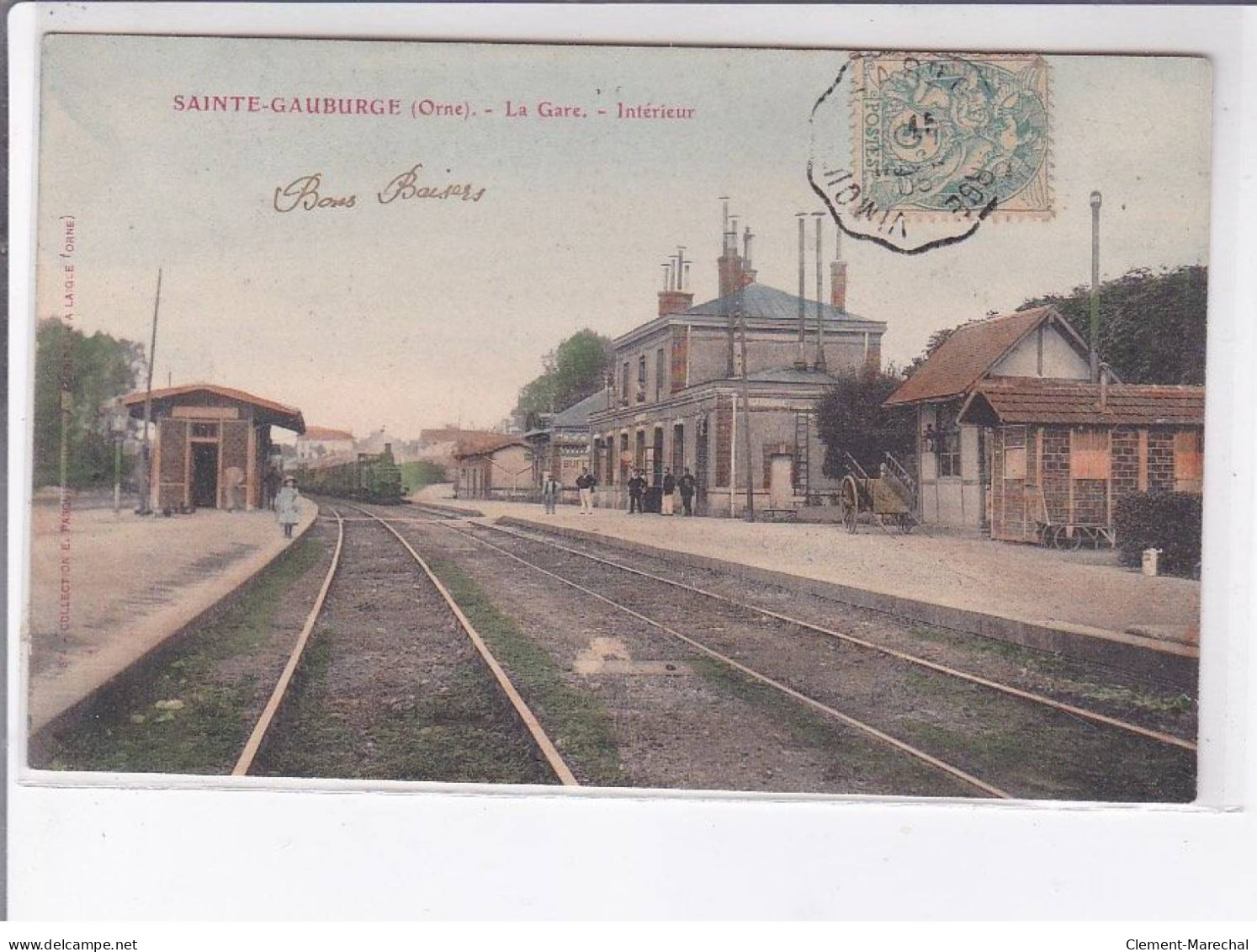 SAINTE-GAUBURGE: La Gare, Intérieur - Très Bon état - Andere & Zonder Classificatie