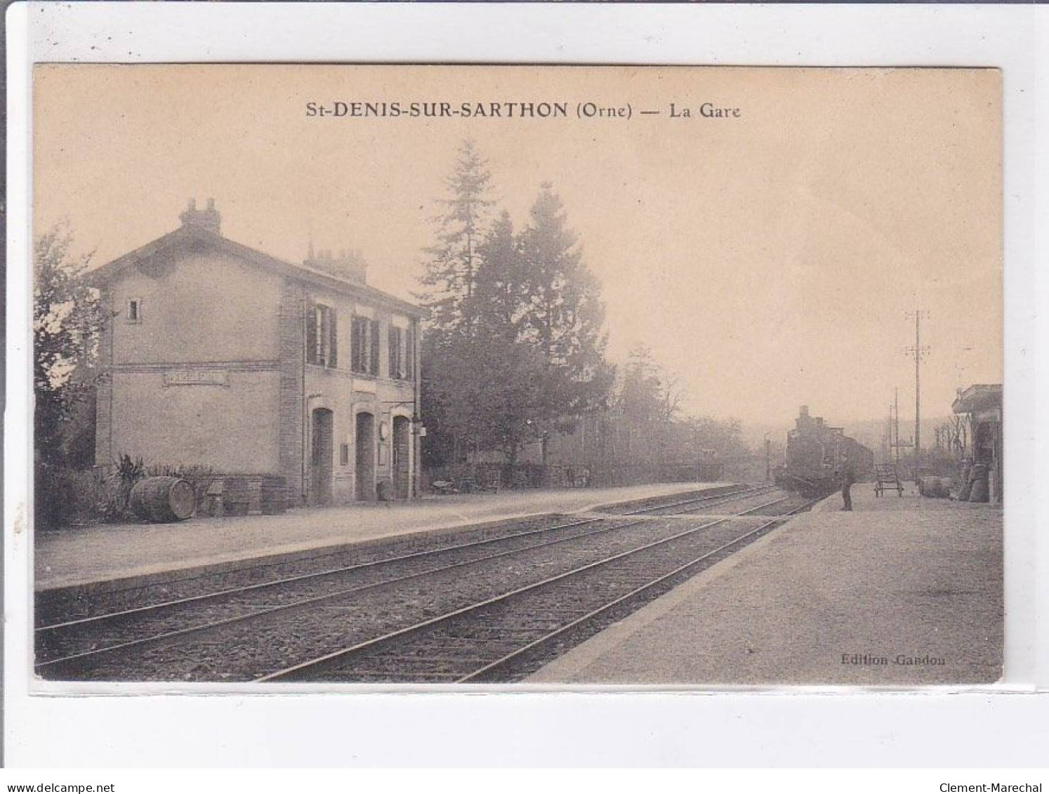 SAINT-DENIS-sur-SARTHON: La Gare - Très Bon état - Autres & Non Classés