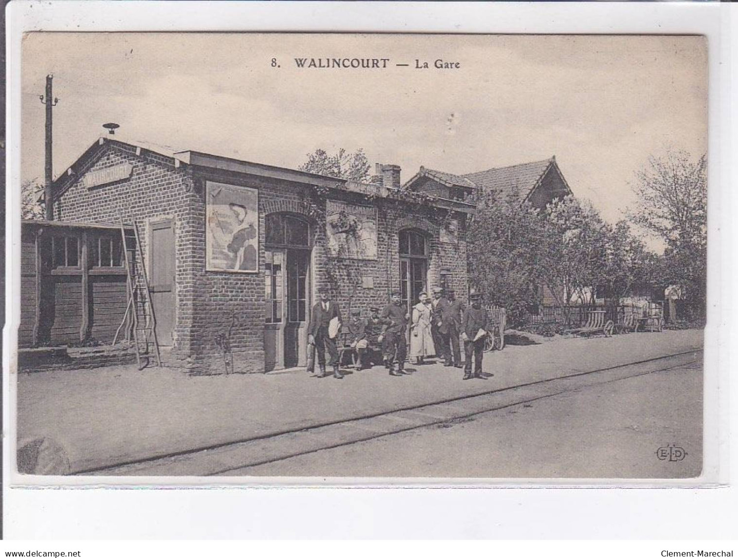 WALINCOURT: La Gare - Très Bon état - Andere & Zonder Classificatie