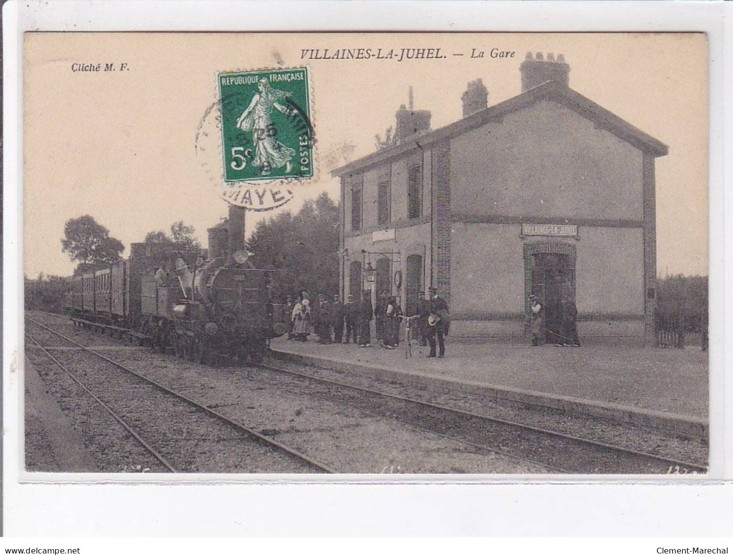 VILLAINES-la-JUHEL: La Gare - Très Bon état - Villaines La Juhel