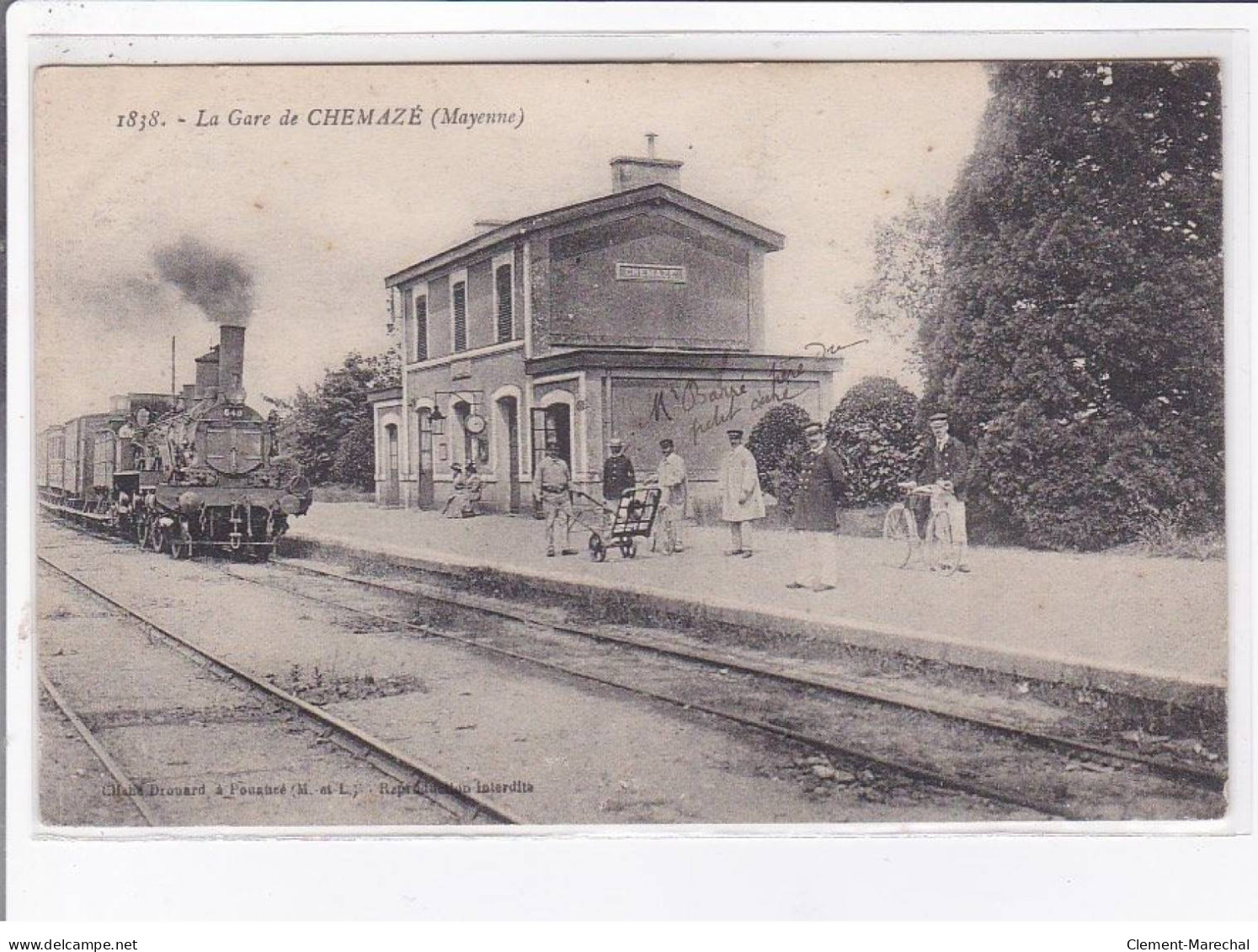 CHEMAZE: La Gare - Très Bon état - Autres & Non Classés