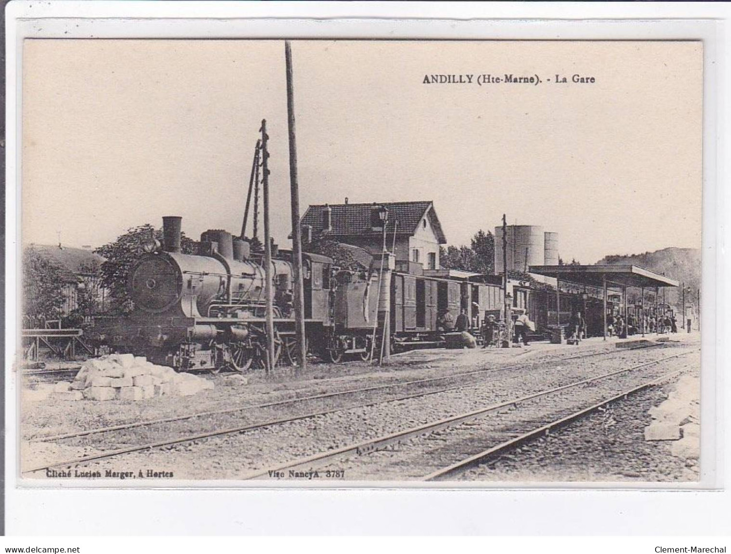 ANDILLY: La Gare - Très Bon état - Other & Unclassified