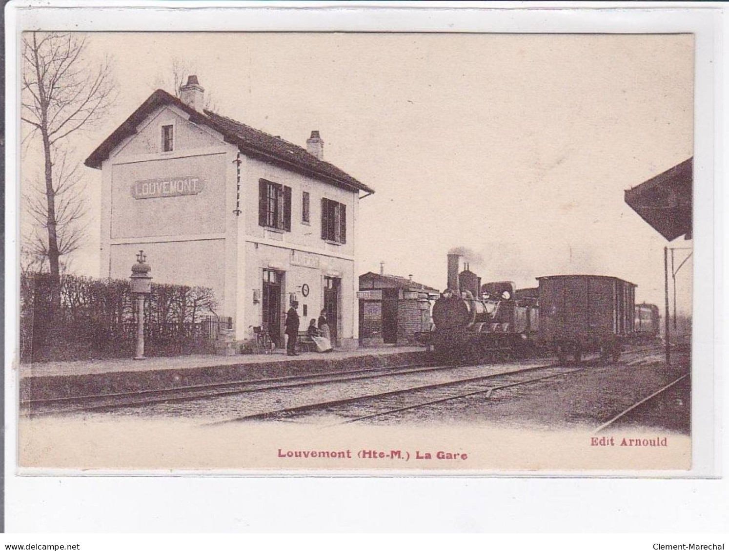LOUVEMONT: La Gare - Très Bon état - Otros & Sin Clasificación