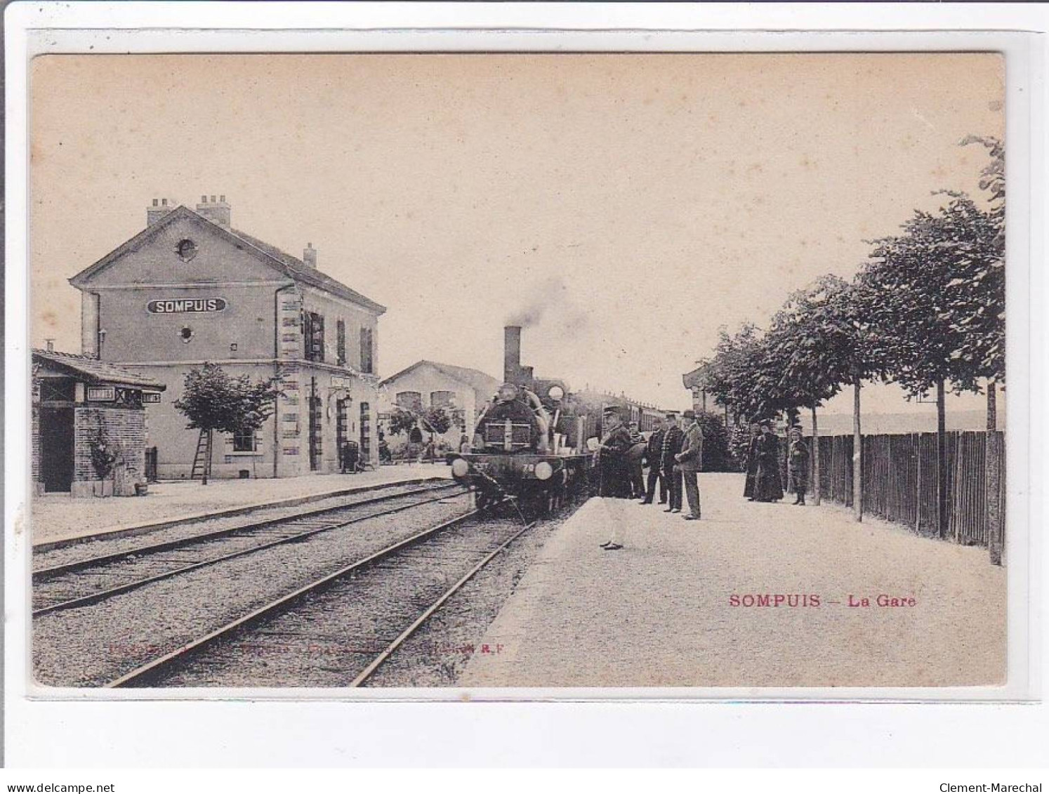SOMPUIS: La Gare - Très Bon état - Other & Unclassified