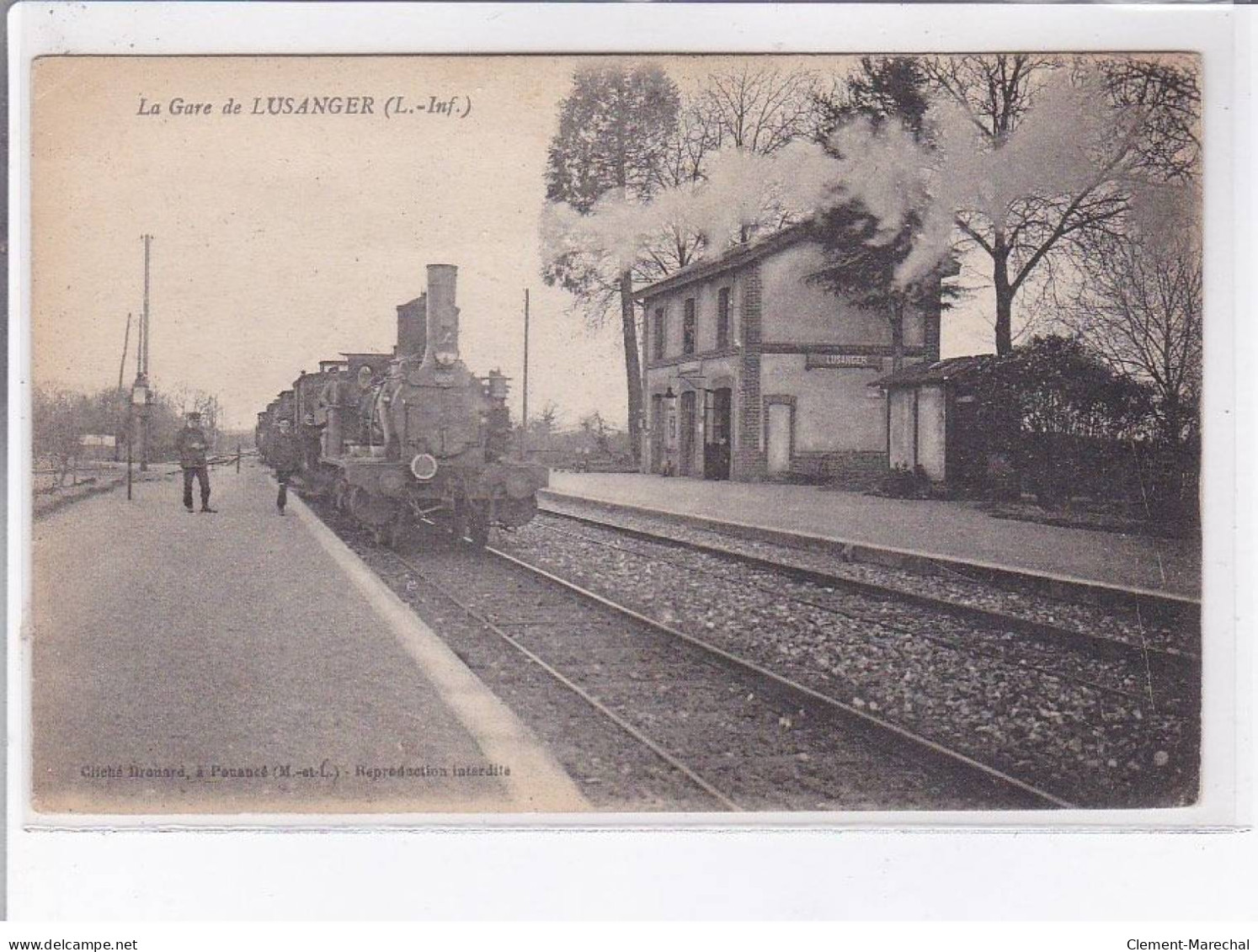 LUSANGER: La Gare - Très Bon état - Andere & Zonder Classificatie