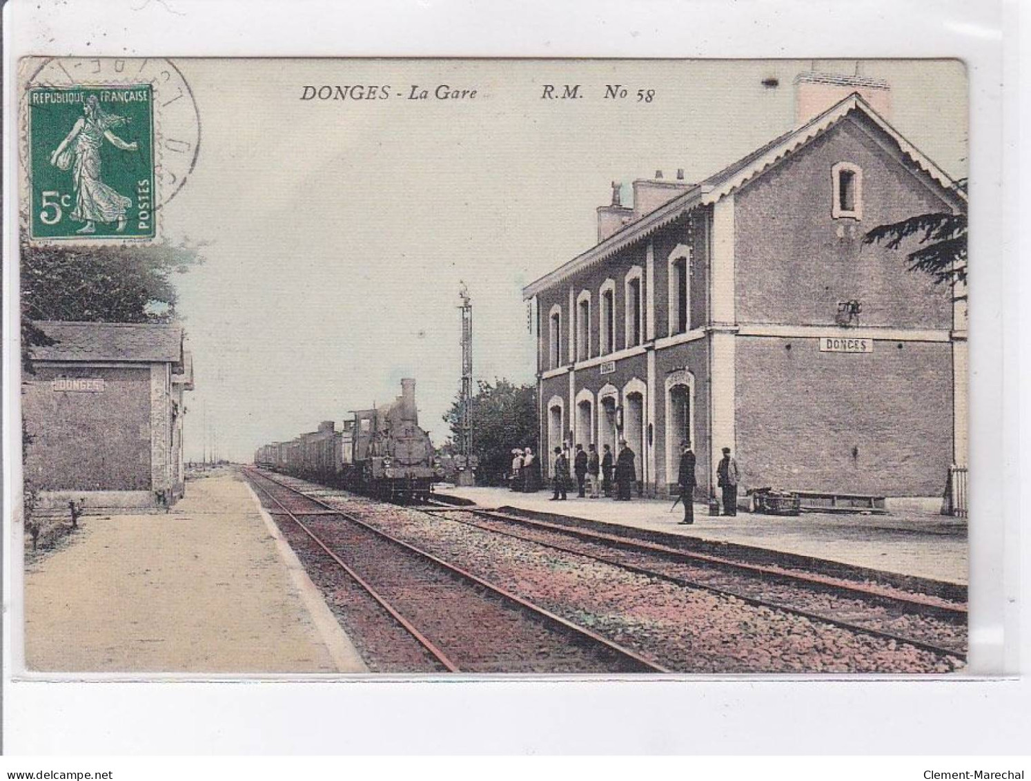 DONGES: La Gare - Très Bon état - Andere & Zonder Classificatie