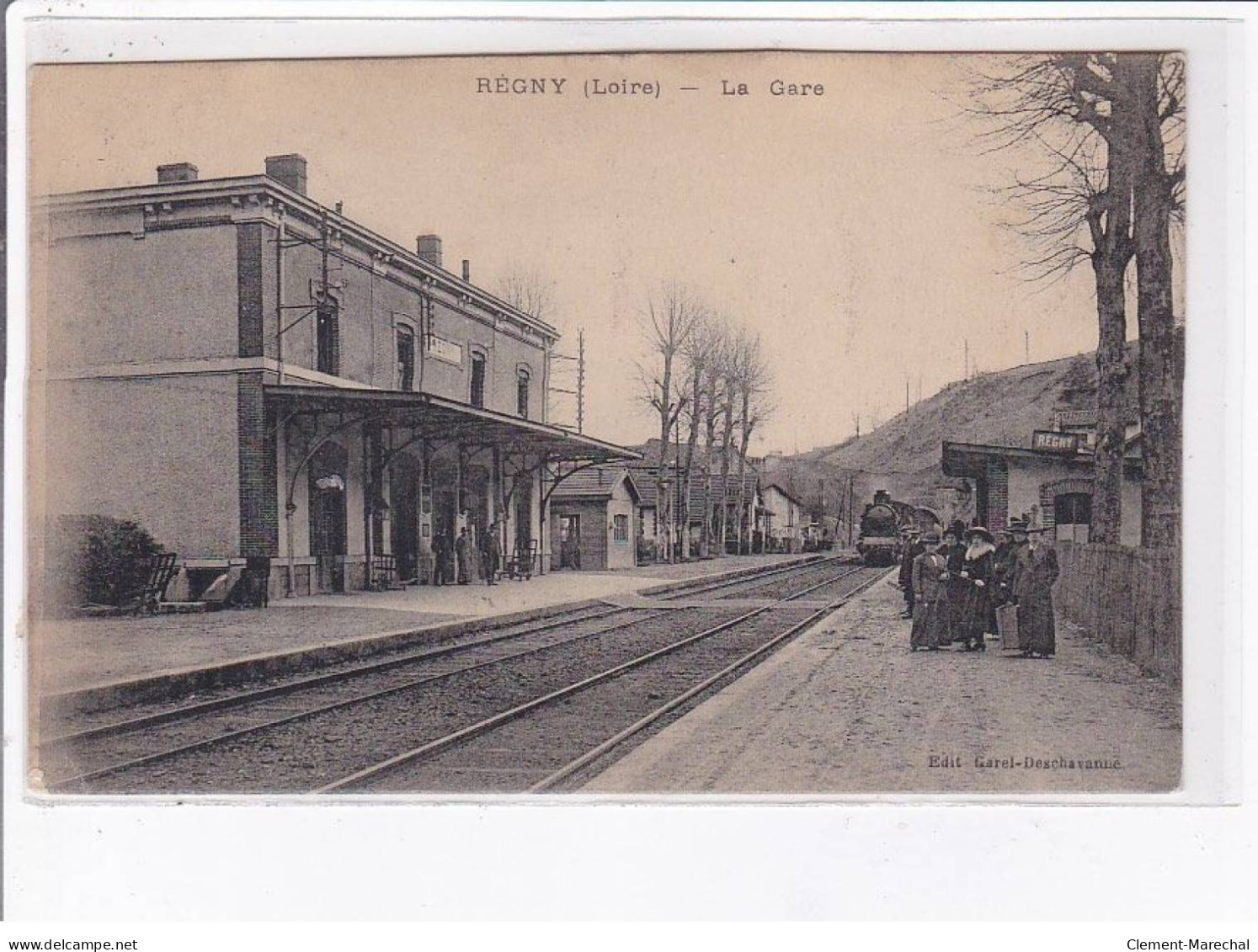 REGNY: La Gare - Très Bon état - Sonstige & Ohne Zuordnung