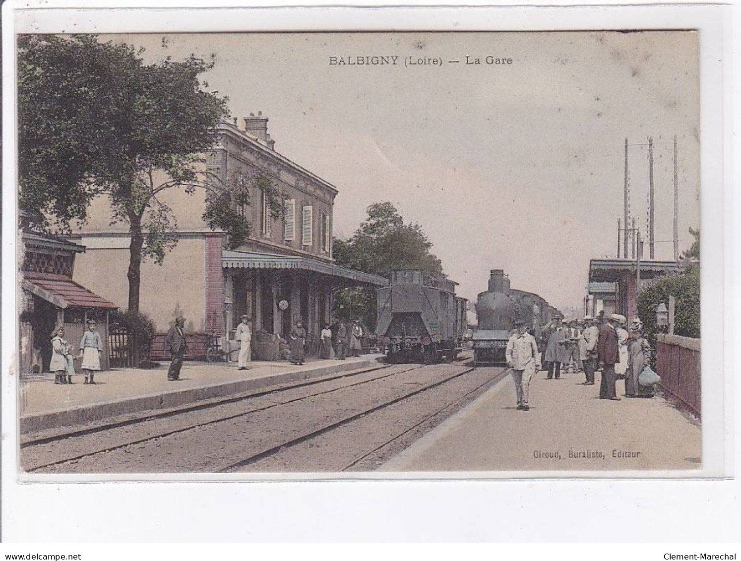 BALBIGNY: La Gare - Très Bon état - Autres & Non Classés