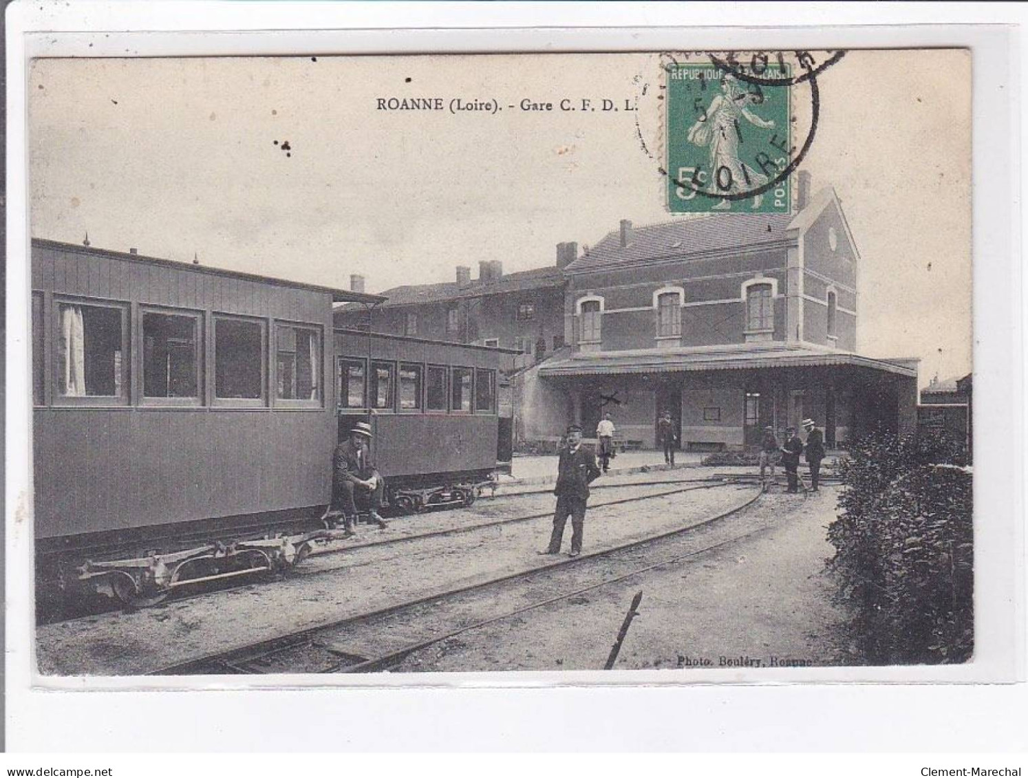 ROANNE: Gare C.F.D.L. - Très Bon état - Sonstige & Ohne Zuordnung