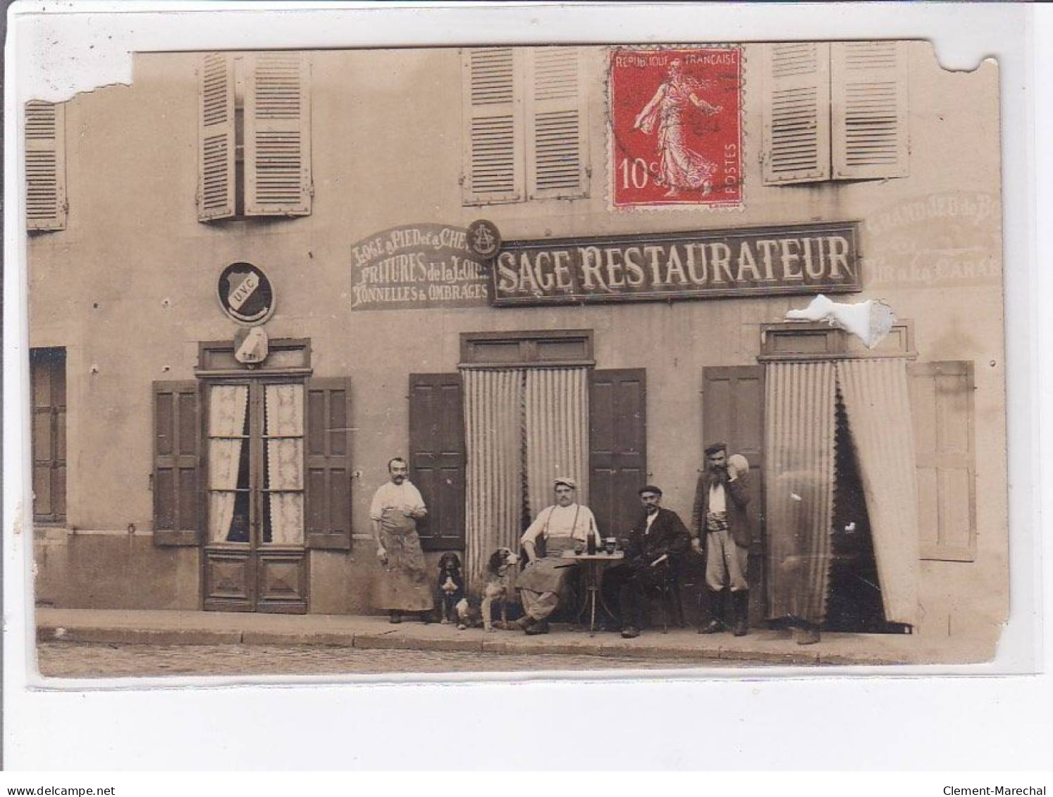 IZIEUX: Sage Restaurateur - état - Autres & Non Classés