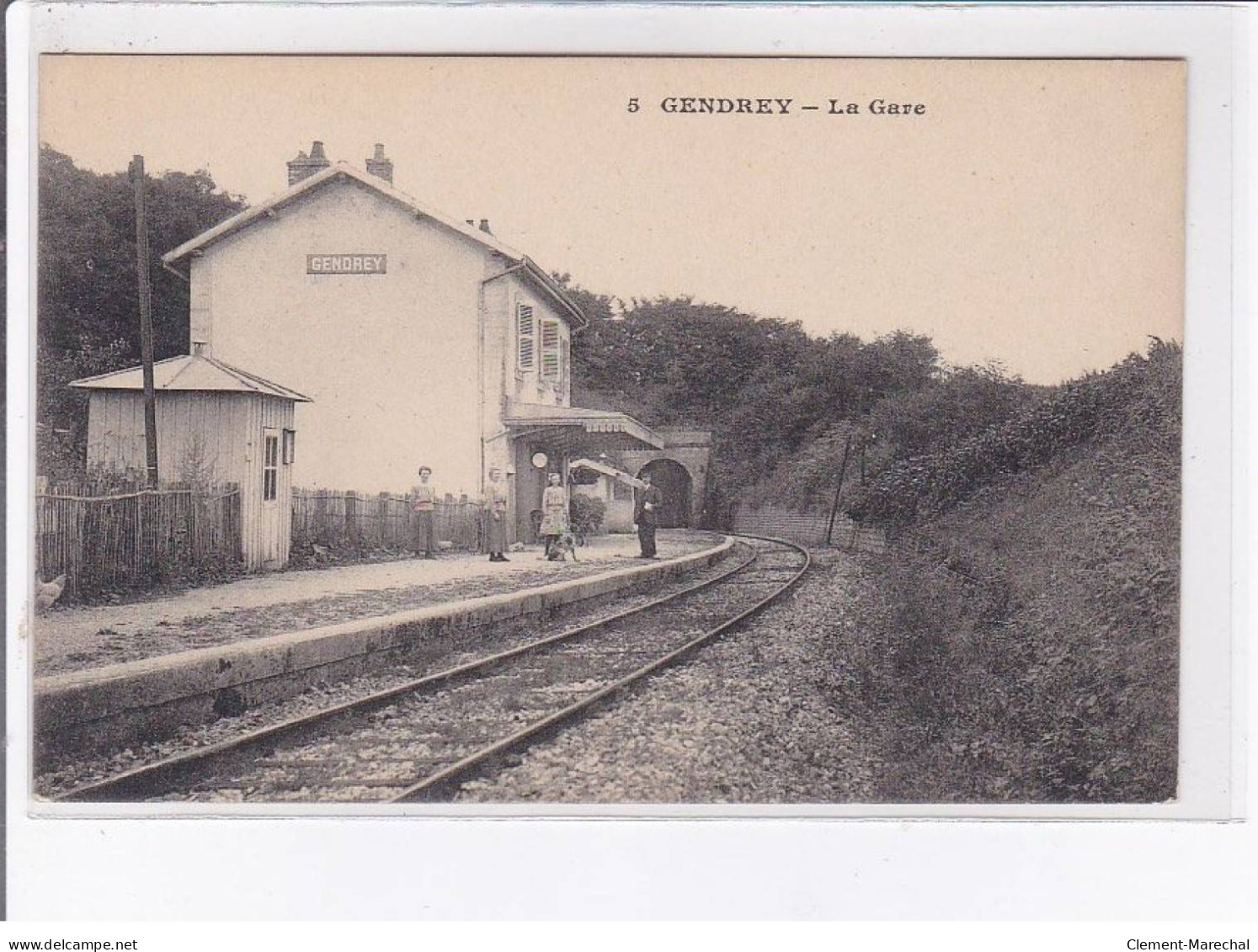 GENDREY: La Gare - Très Bon état - Gendrey