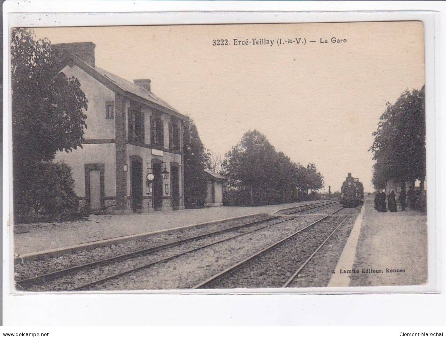 ERCE-TEILLAY: La Gare - Très Bon état - Other & Unclassified