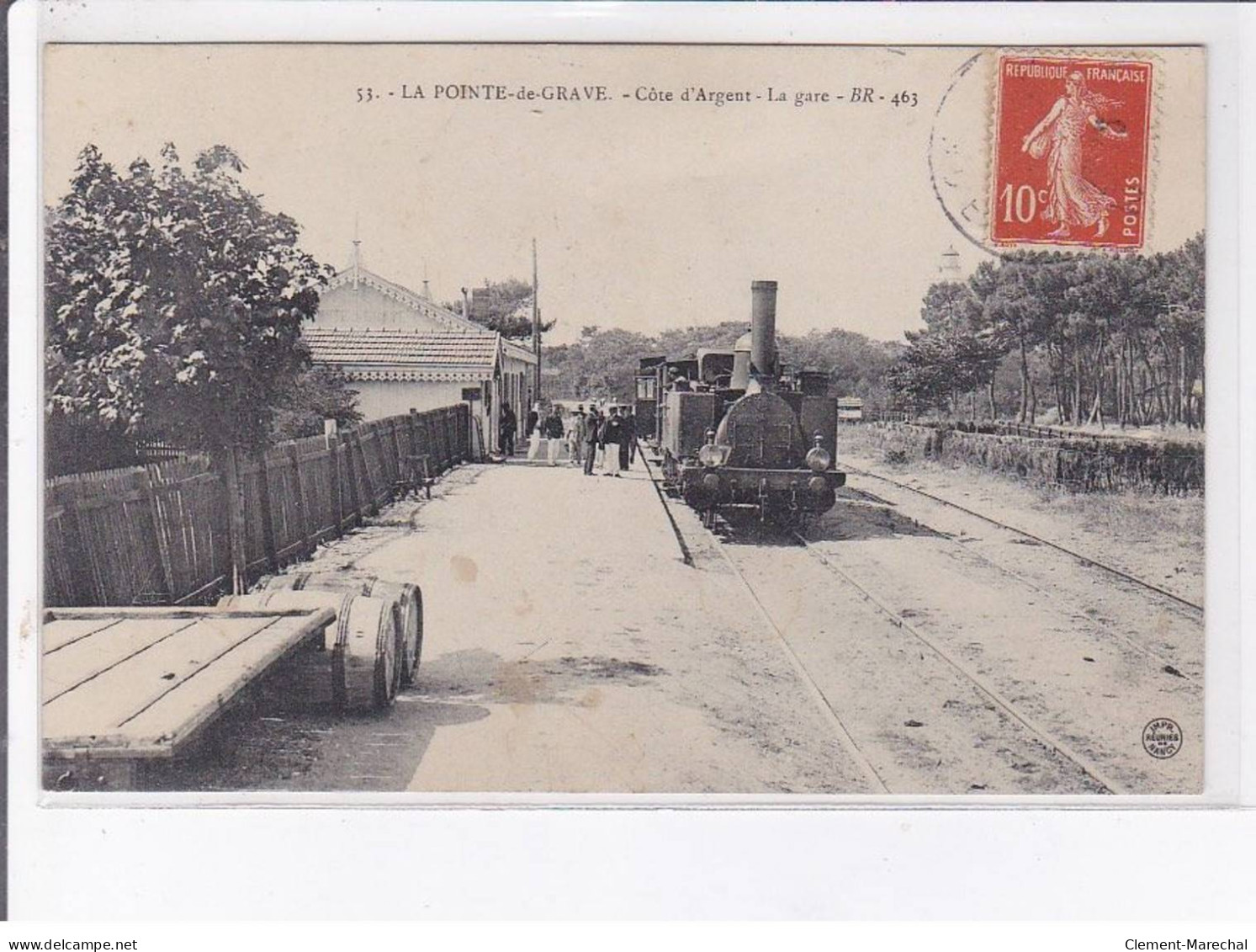 LA POINTE-de-GRAVE: Côté D'argent La Gare - état - Otros & Sin Clasificación