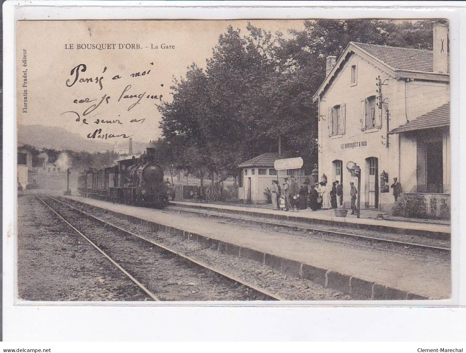 LE BOUSQUET D'ORB: La Gare - Très Bon état - Andere & Zonder Classificatie