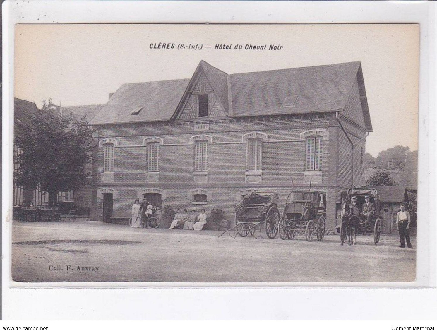 CLERES: Hôtel Du Cheval Noir - Très Bon état - Clères