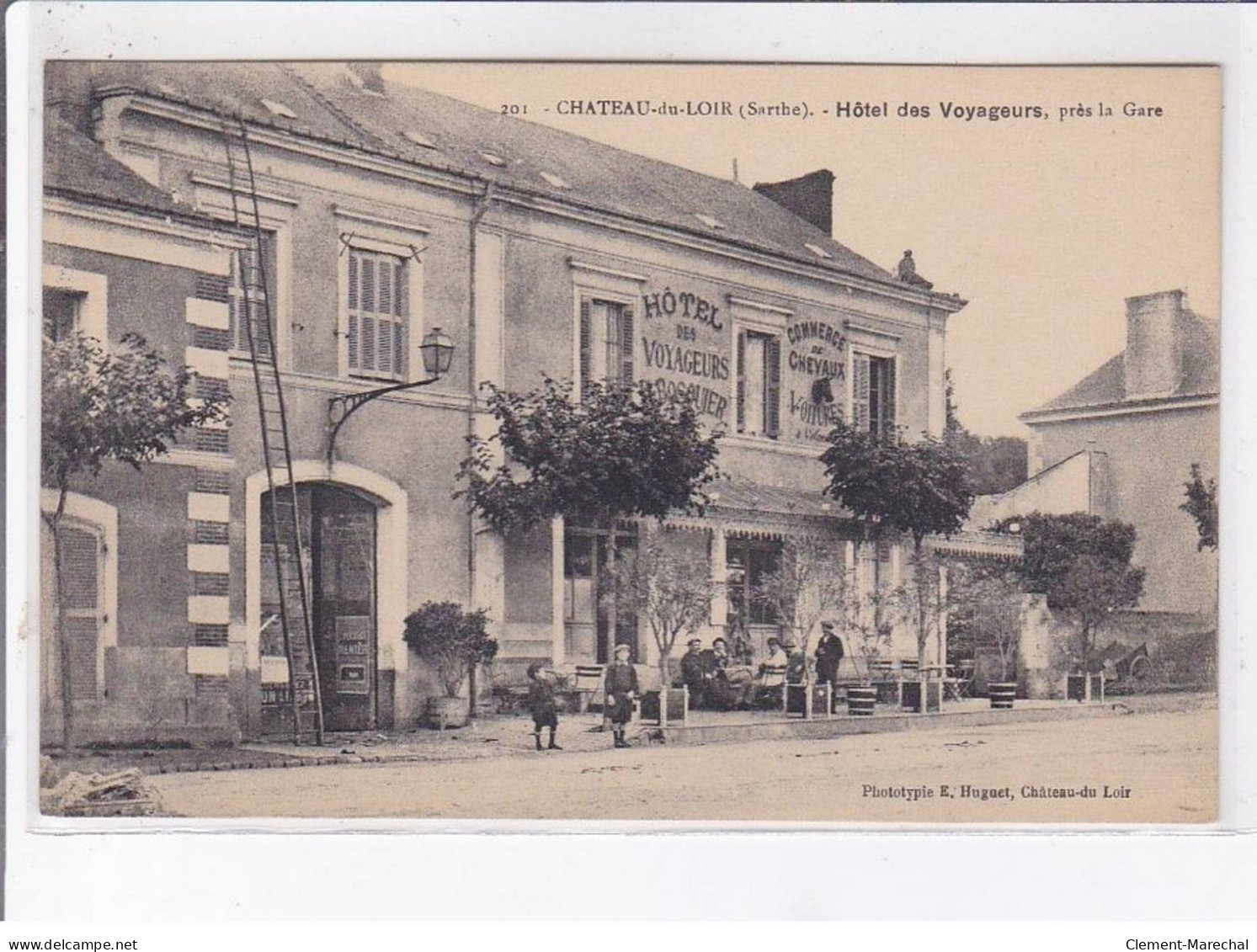 CHATEAU-du-LOIR: Hôtel Des Voyageurs - Très Bon état - Chateau Du Loir