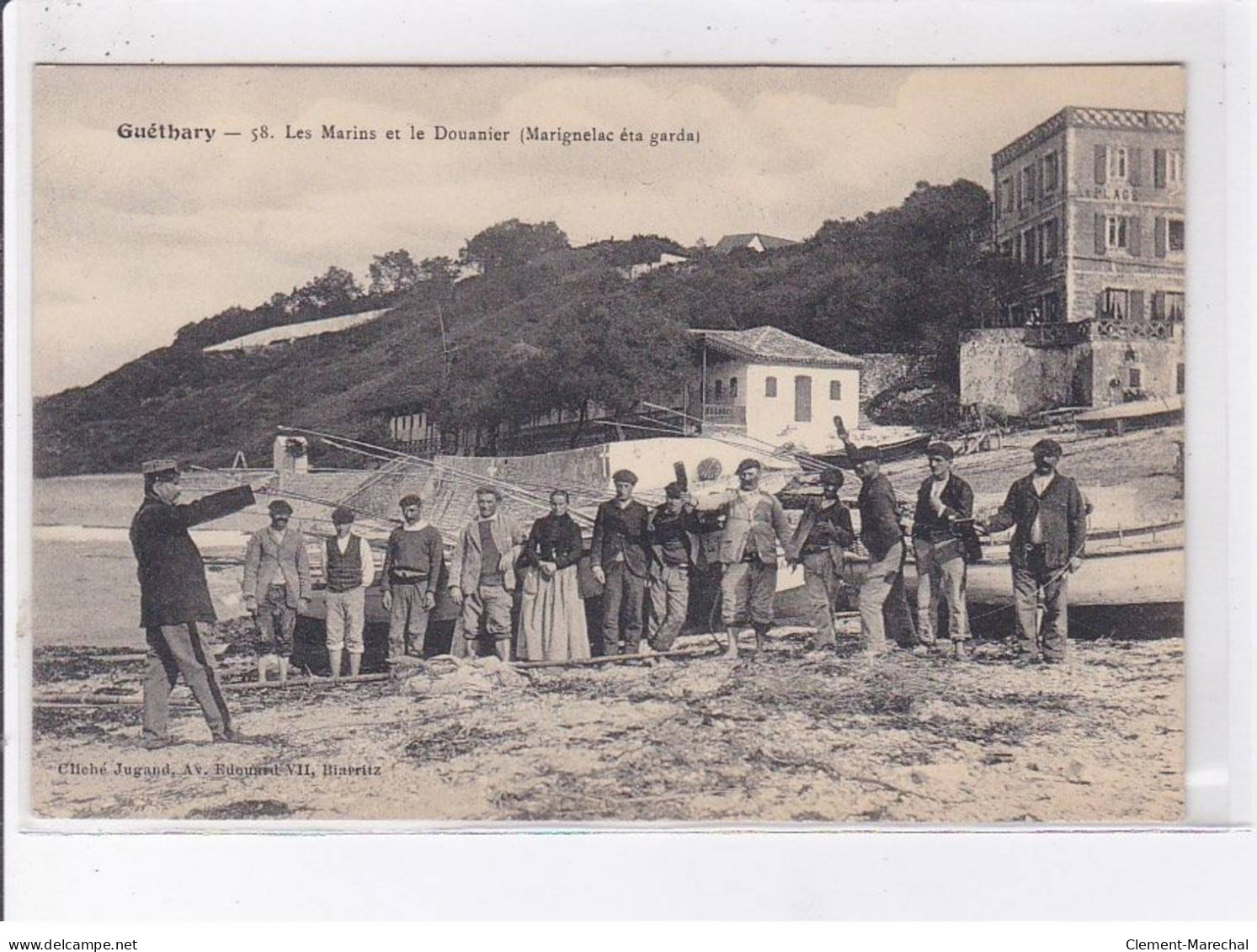 GUETHARY: Les Marins Et Le Douanier (marignelac éta Garda) - Très Bon état - Guethary