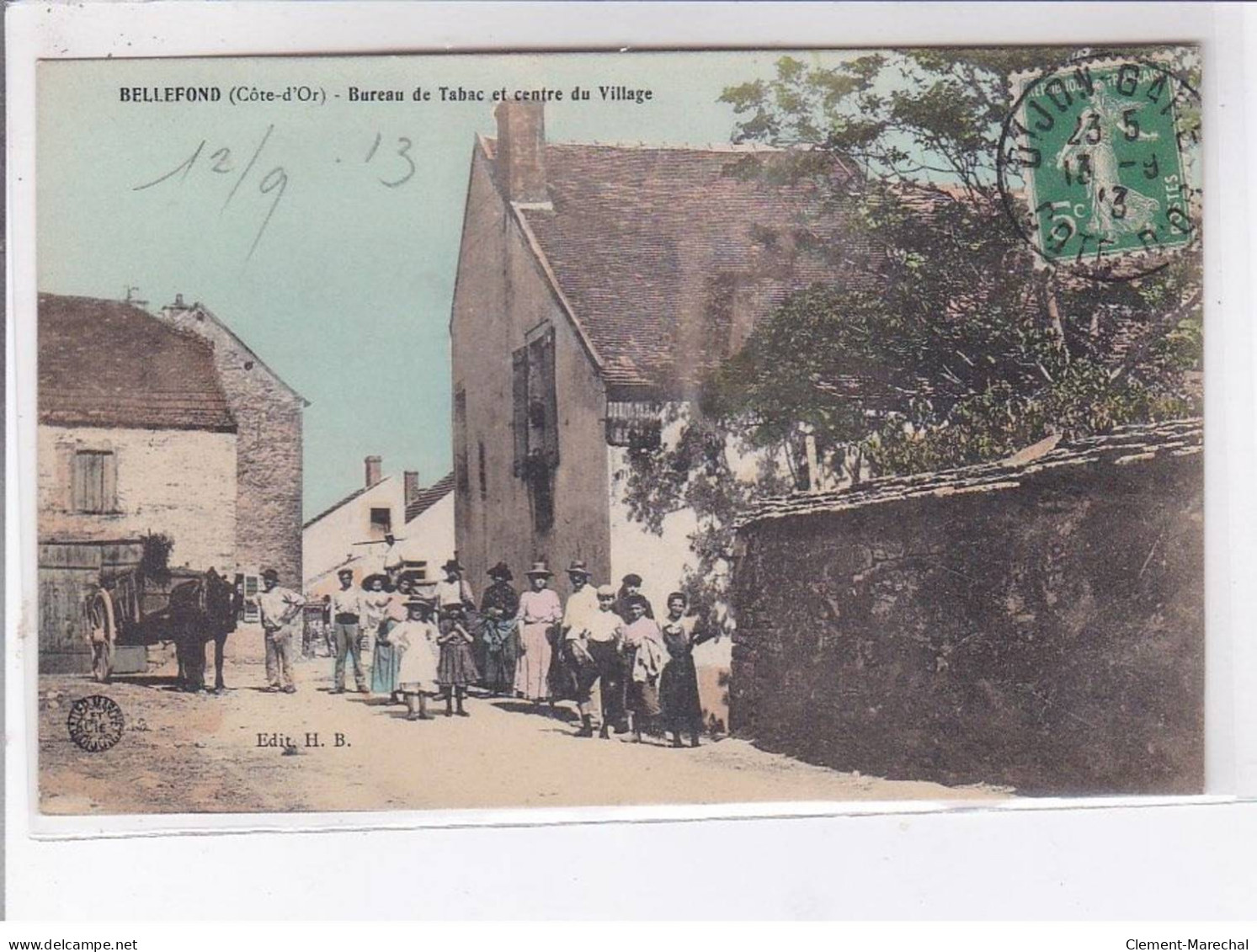 BELLEFOND: Bureau De Tabac Et Centre Du Village - Très Bon état - Sonstige & Ohne Zuordnung