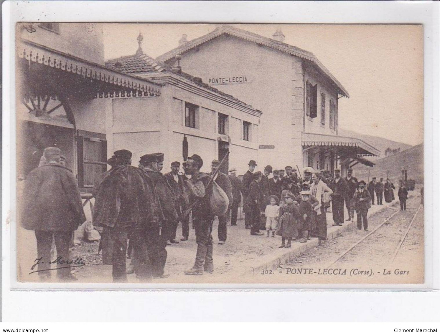 PONTE-LECCIA: La Gare - Très Bon état - Sonstige & Ohne Zuordnung