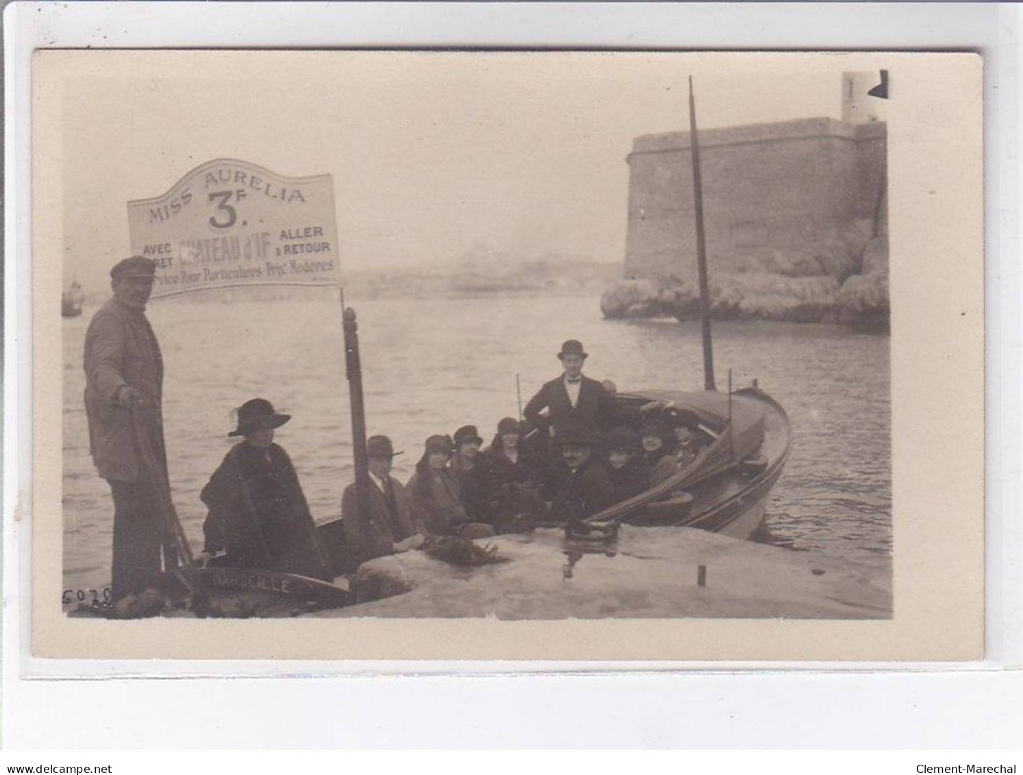 MARSEILLE: Bateau Passeur "miss Aurelia" Château D'if - Très Bon état - Other & Unclassified