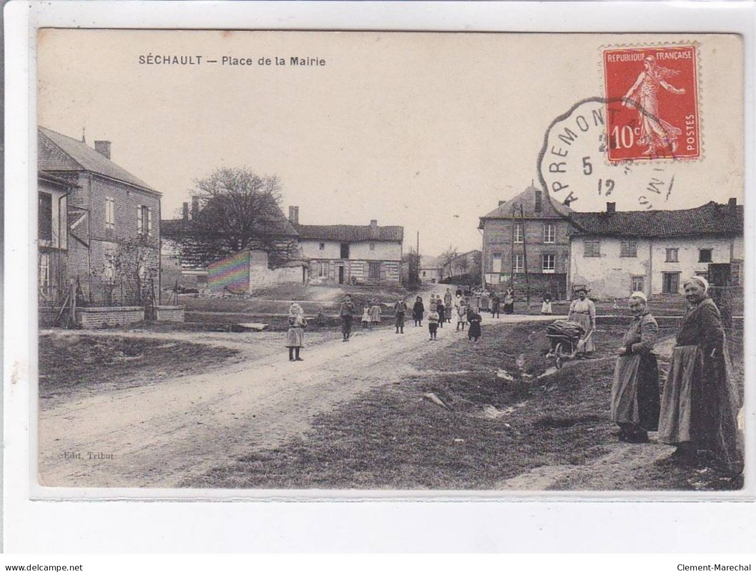 SECHAULT: Place De La Mairie - Très Bon état - Sonstige & Ohne Zuordnung