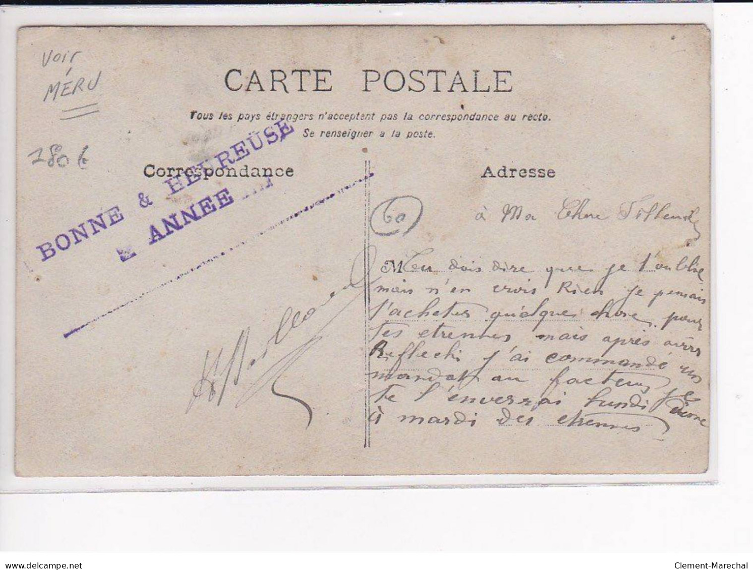 MERU - Carte Photo - Bourrellerie - Sellerie - Maillard - Lignereux - Très Bon état - Meru