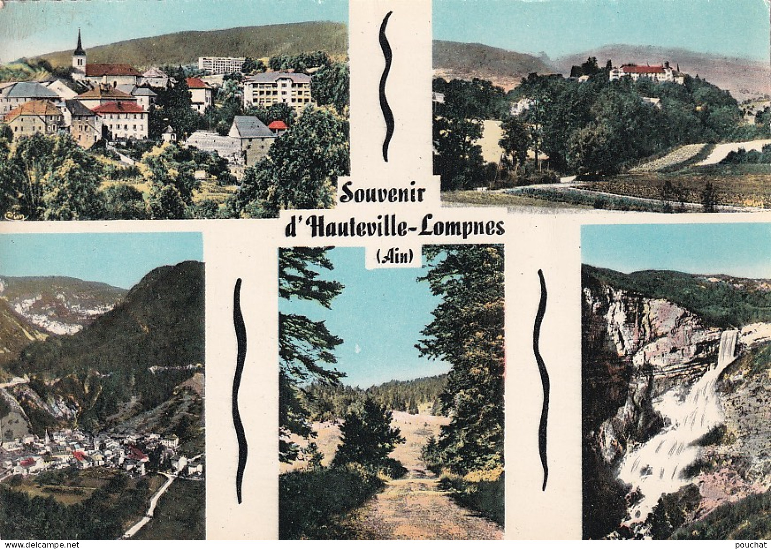 JA 29-(01) SOUVENIR D'HAUTEVILLE LOMPNES - CARTE MULTIVUES - Hauteville-Lompnes