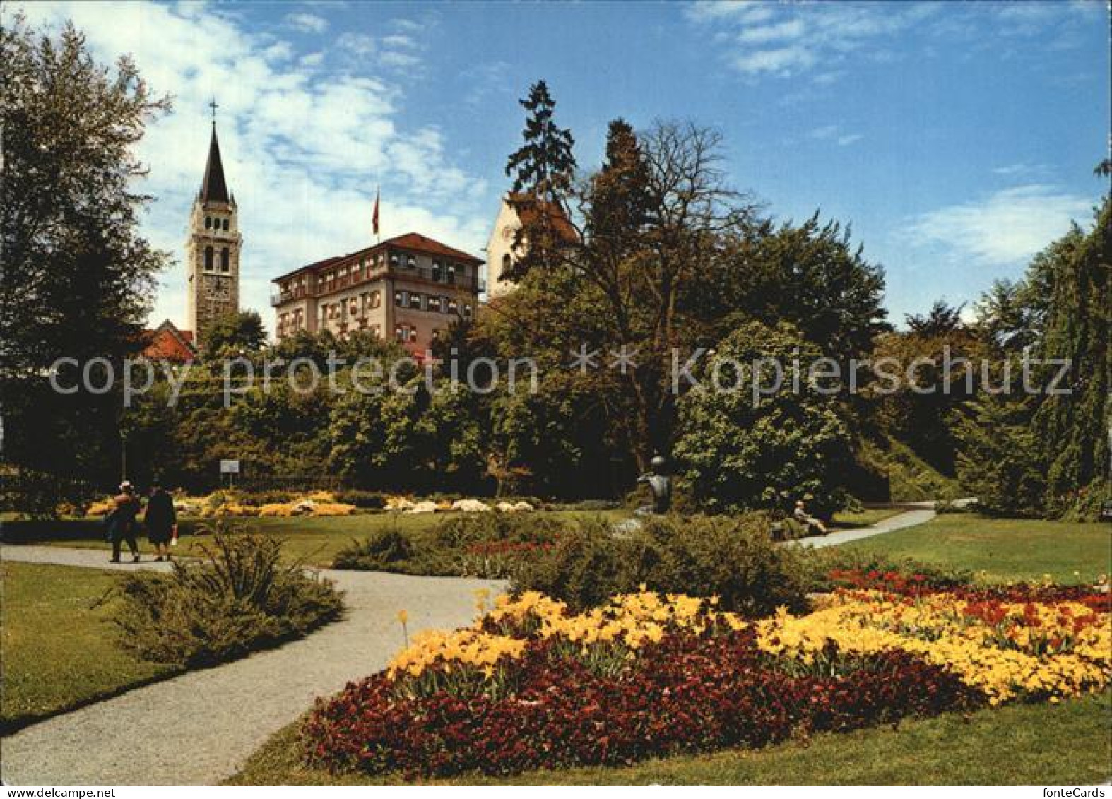 12590840 Romanshorn Bodensee Kirche Park Romanshorn - Autres & Non Classés