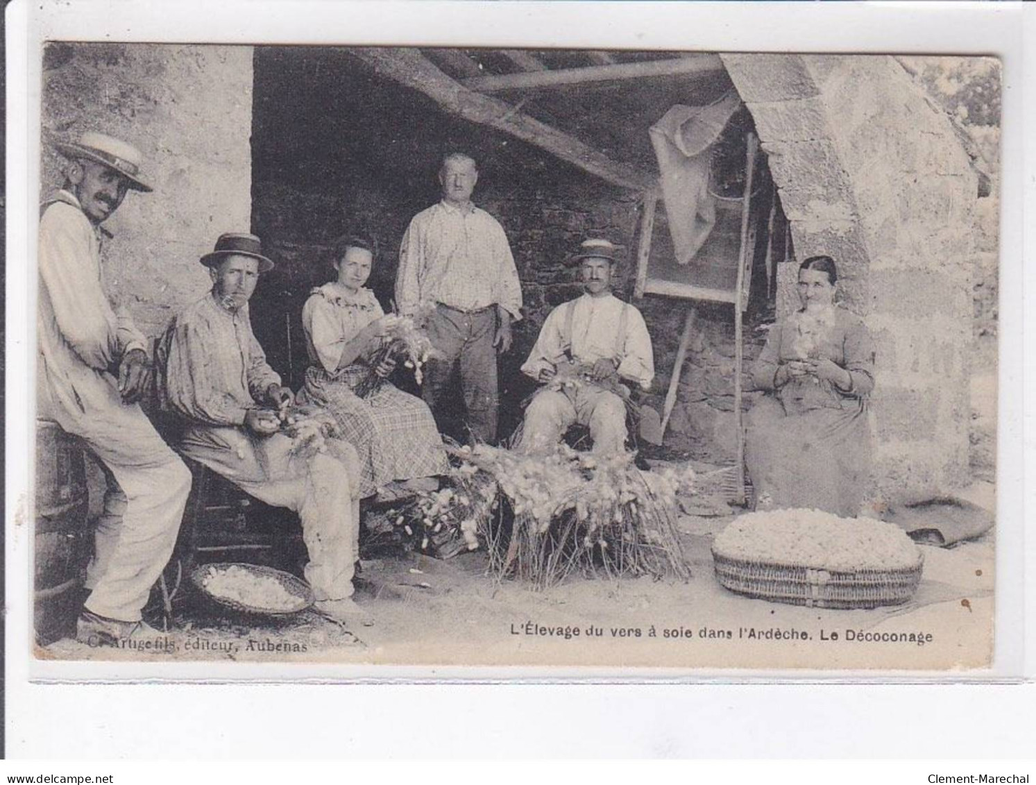 ARDECHE: L'élevage Du Vers à Soie Dans L'ardèche, Le Décoconage - état - Andere & Zonder Classificatie