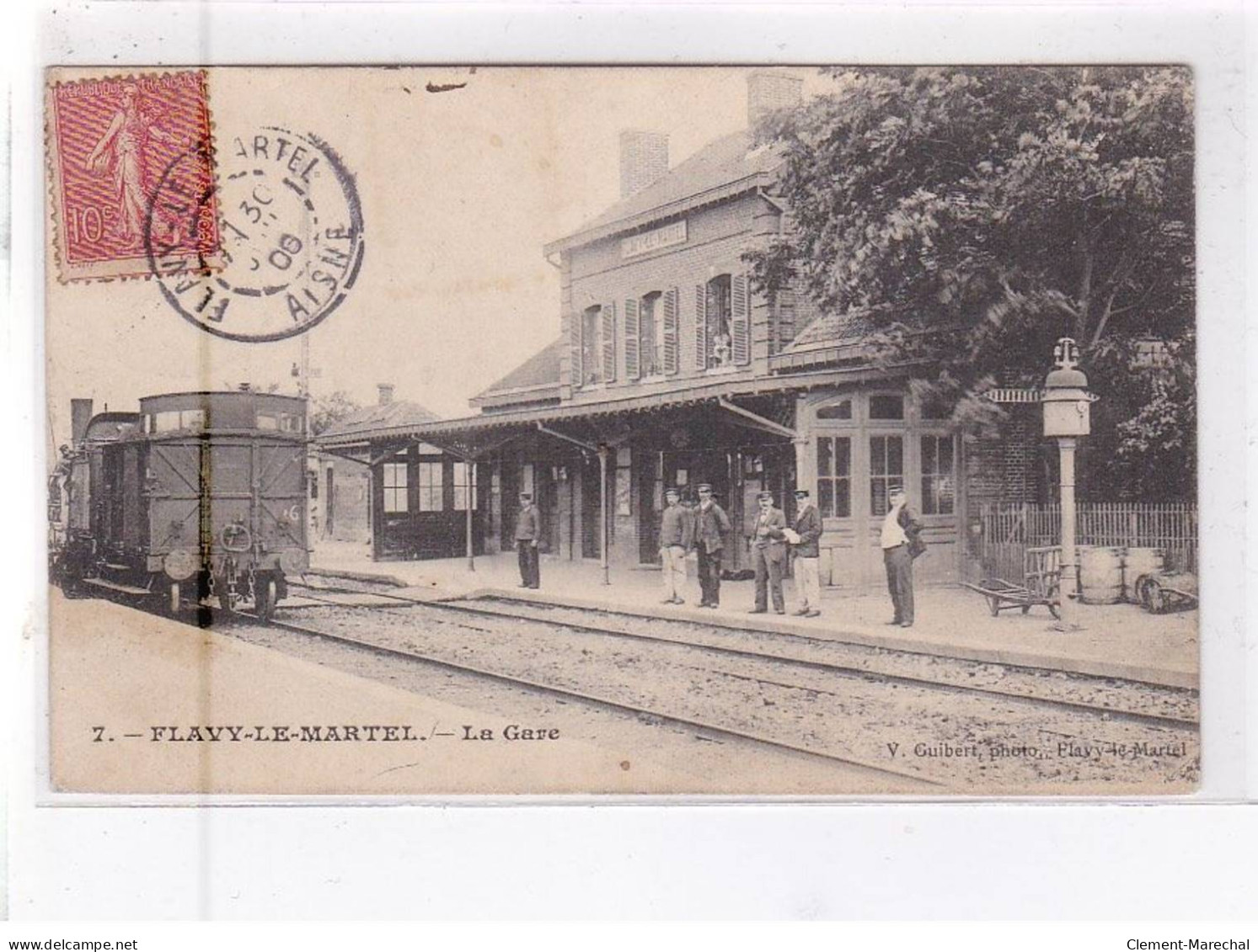 FLAVY-LE-MARTEL: Le Gare - Très Bon état - Other & Unclassified