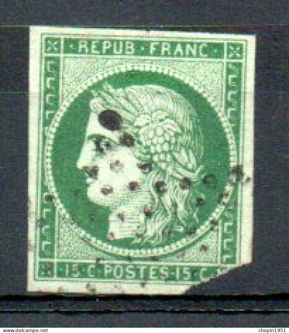 N° 2b 15 C. VERT FONCÉ - 1849-1850 Ceres