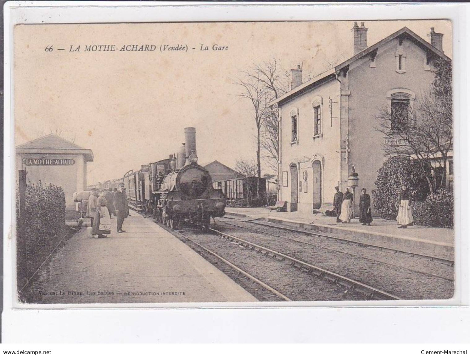 LA MOTHE-ACHARD: La Gare - Très Bon état - La Mothe Achard