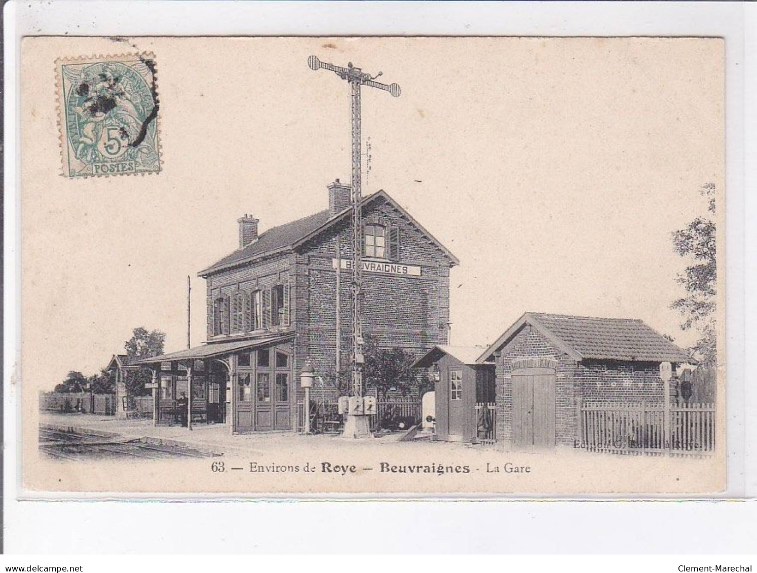 BEUVRAIGNES: La Gare - Très Bon état - Beuvraignes