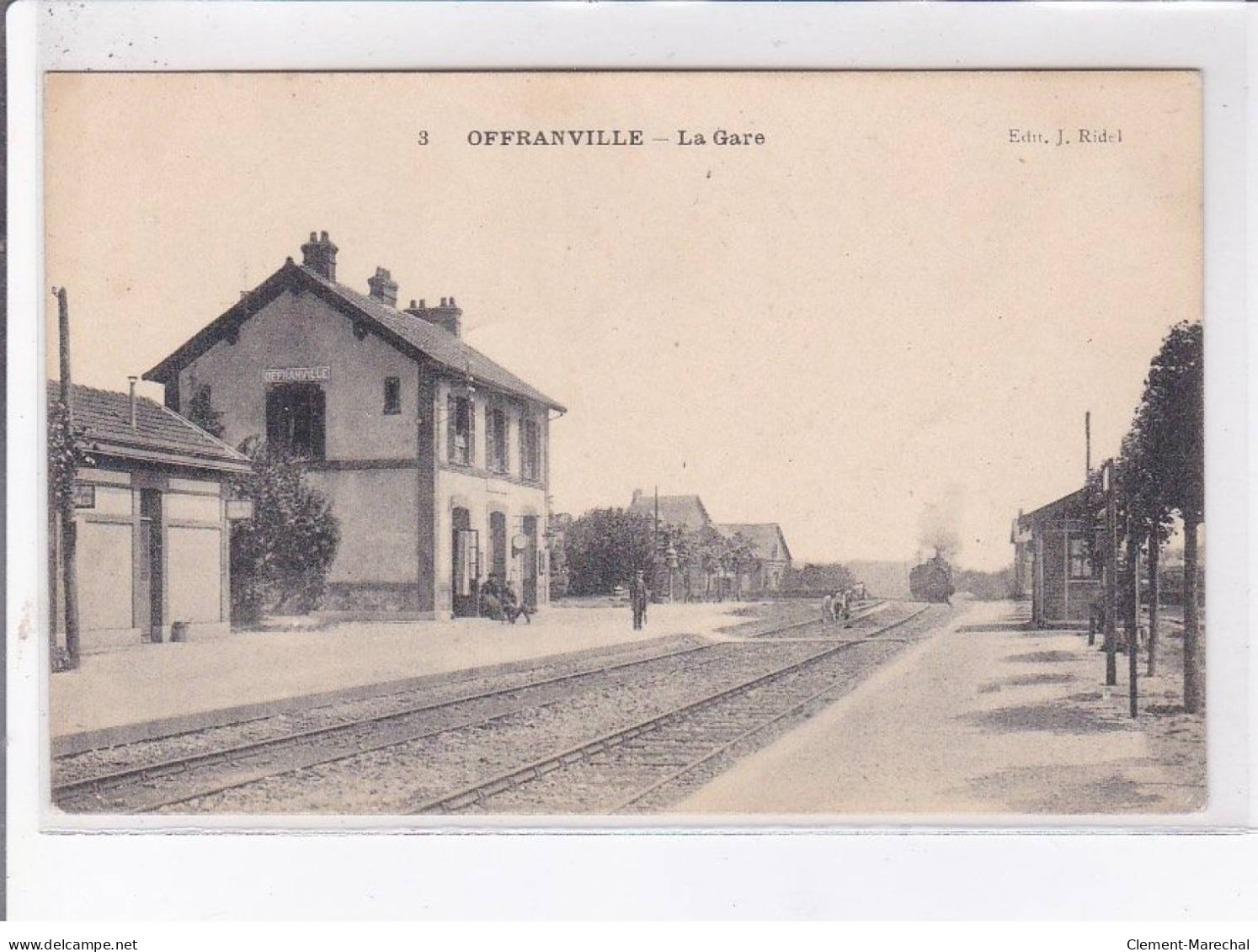 OFFRANVILLE: La Gare - Très Bon état - Andere & Zonder Classificatie