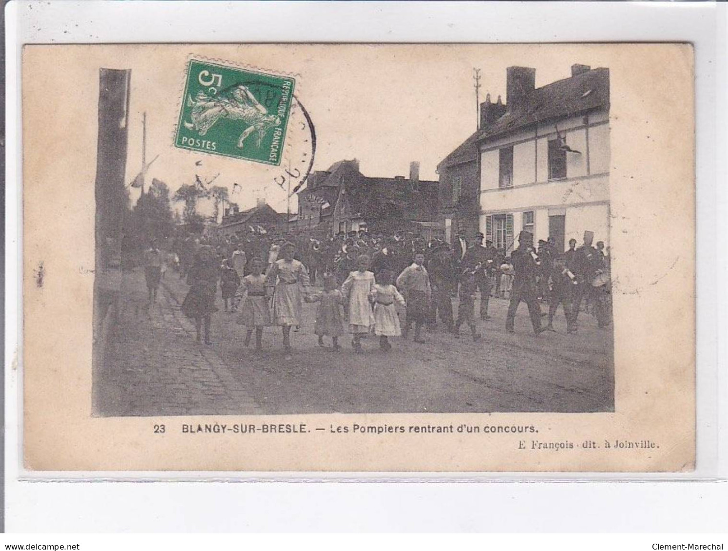 BLANGY-sur-BRESLE: Les Pompiers Rentrant D'un Concours - Très Bon état - Blangy-sur-Bresle