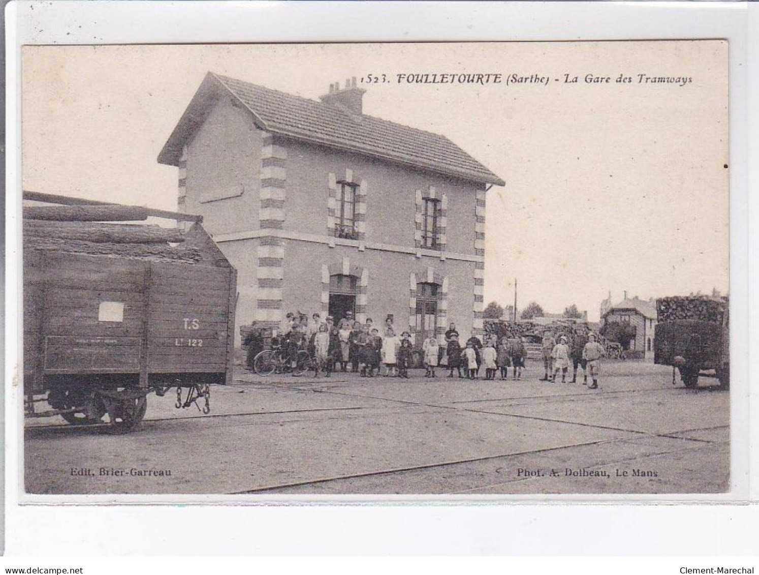 FOULLETOURTE: La Gare Des Tramways - Très Bon état - Other & Unclassified