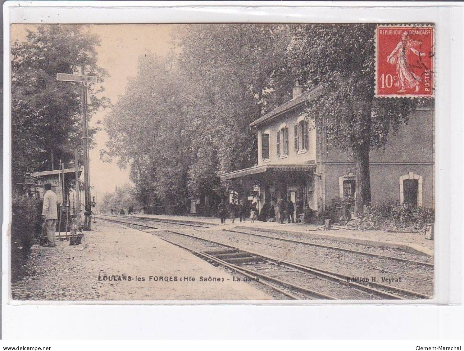 LOULANS-les-FORGES: La Gare - Très Bon état - Andere & Zonder Classificatie