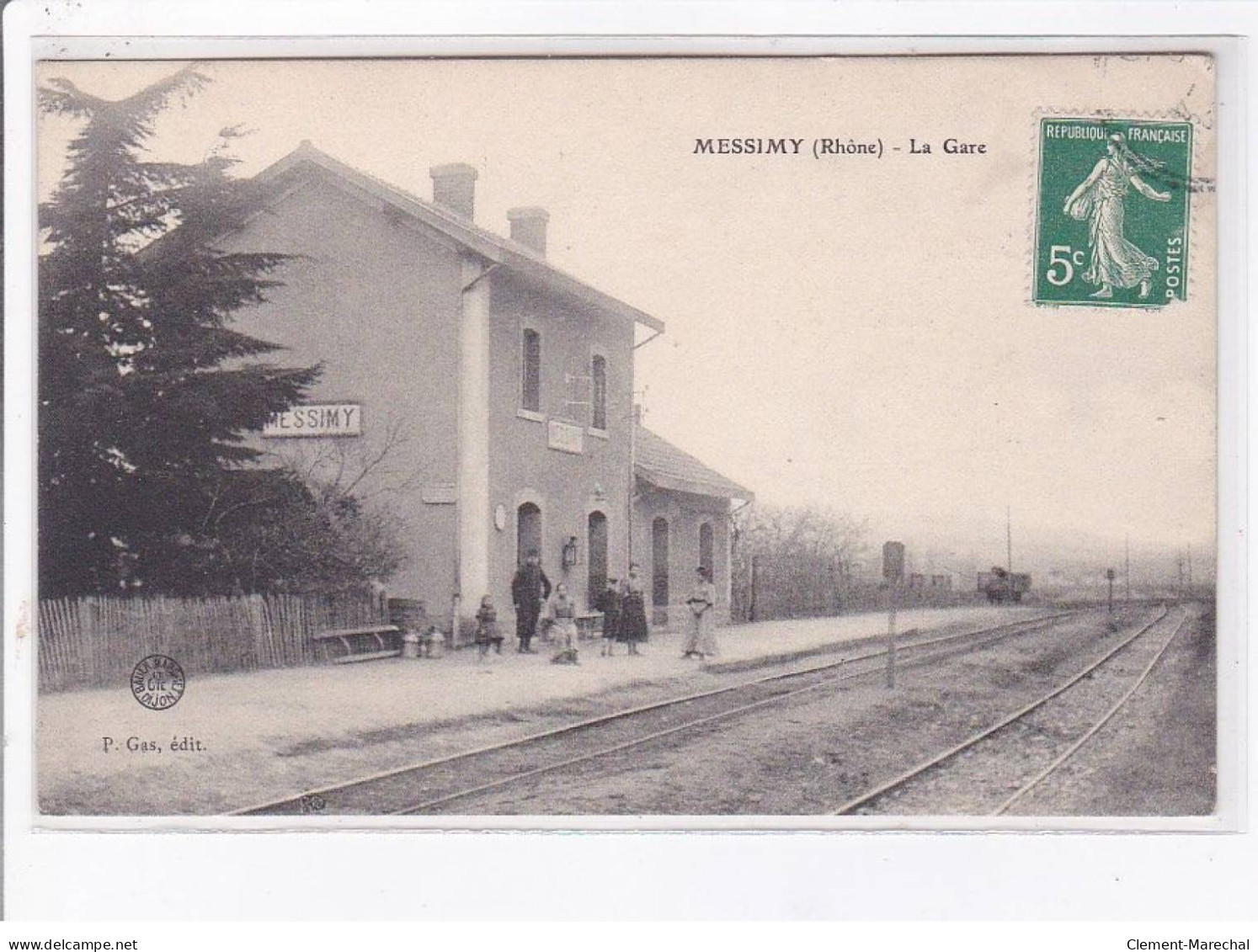 MESSIMY: La Gare - Très Bon état - Sonstige & Ohne Zuordnung