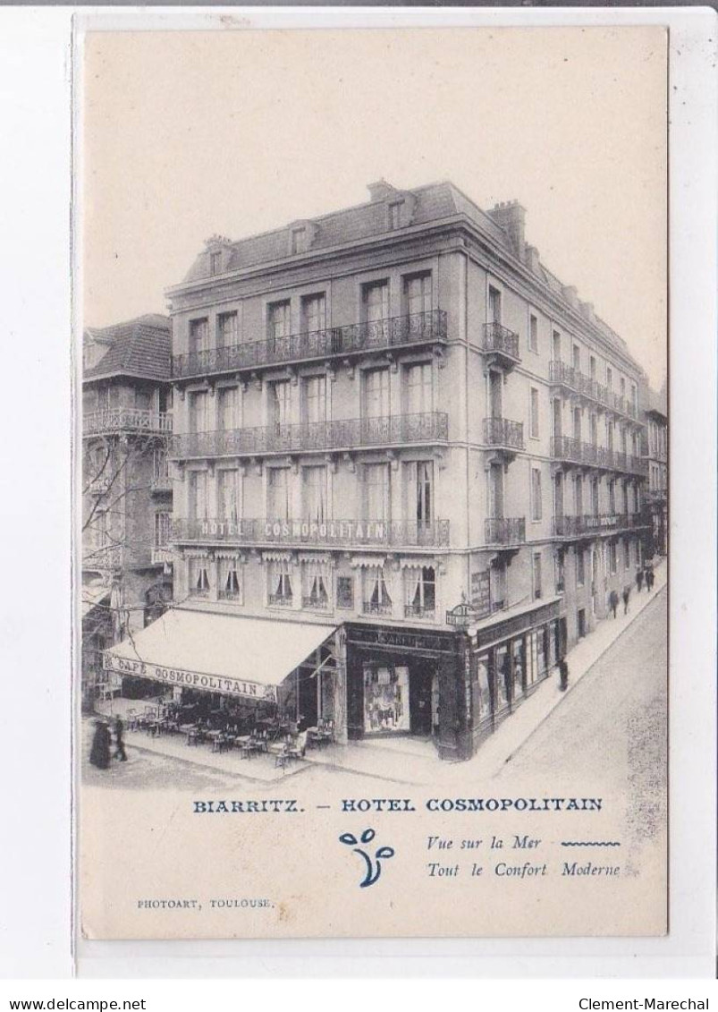 BIARRITZ: Hôtel Cosmopolitain - Très Bon état - Biarritz