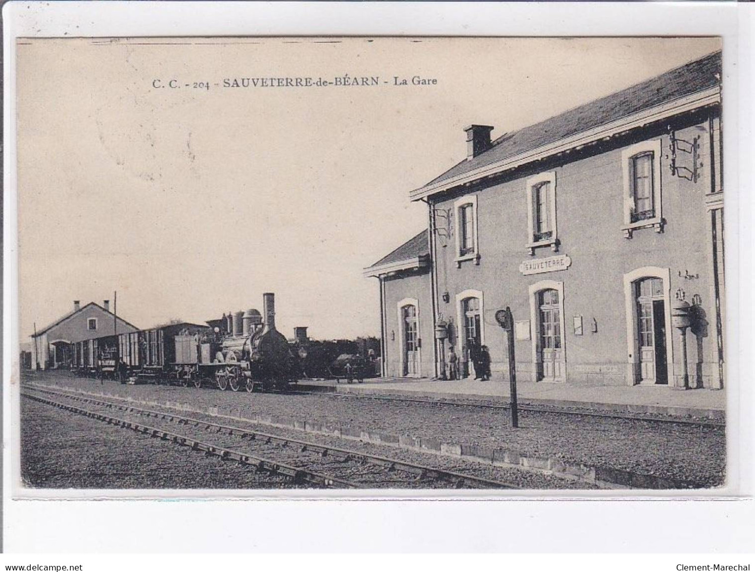 SAUVETERRE-de-BEARN: La Gare - Très Bon état - Sauveterre De Bearn