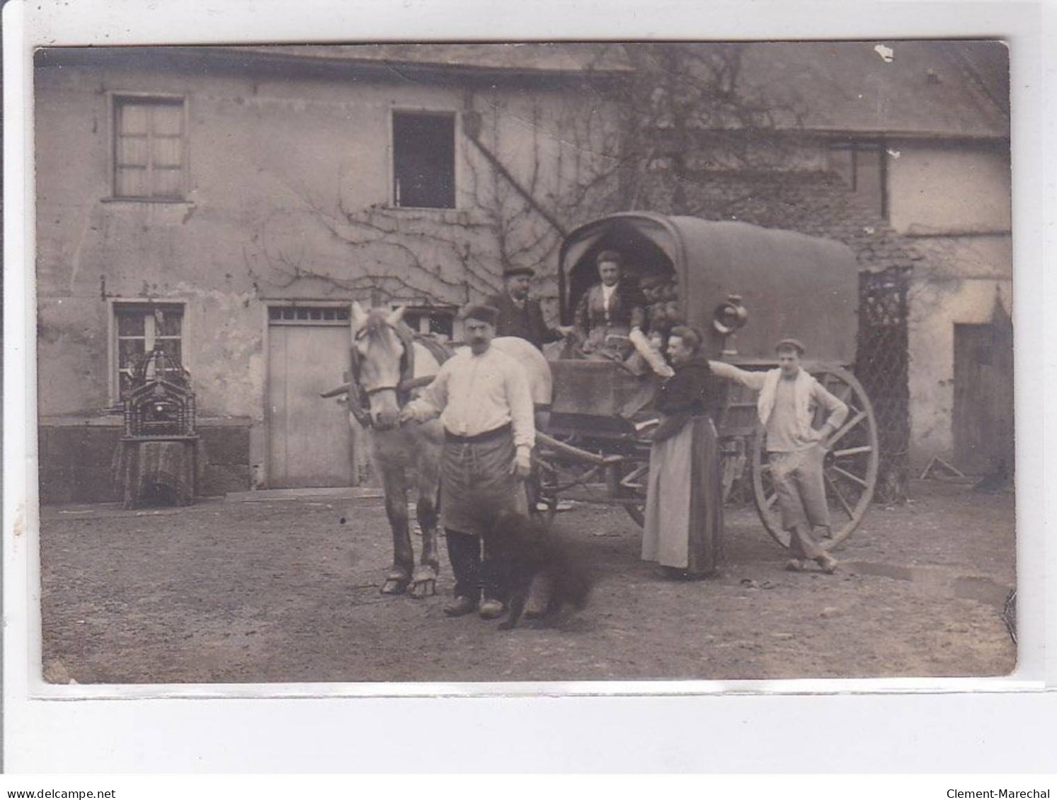 THEMES: Carte Photo D'un Marchand Ambulant En France, Métier - Très Bon état - Otros & Sin Clasificación