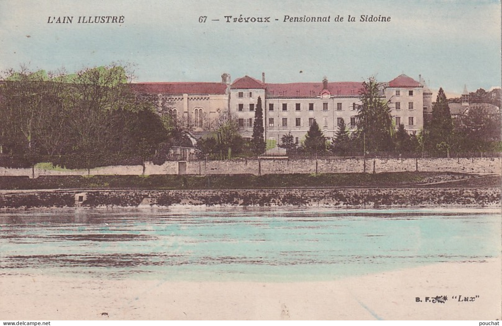 JA 29-(01) TREVOUX - PENSIONNAT DE LA SIDOINE - CARTE COLORISEE - Trévoux