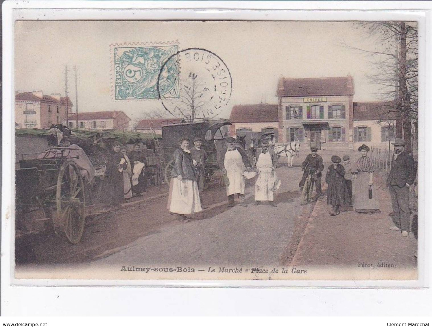 AULNAY-SOUS-BOIS: Le Marché, Place De La Gare - Très Bon état - Aulnay Sous Bois