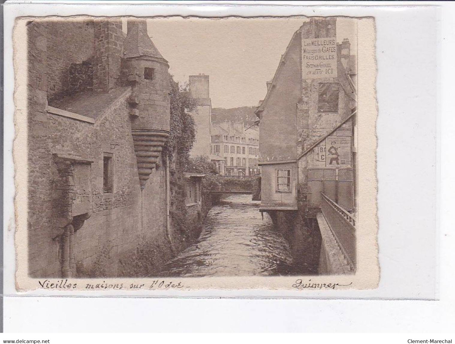 QUIMPER: Vieilles Maison Sur L'odet, Photo - Très Bon état - Quimper