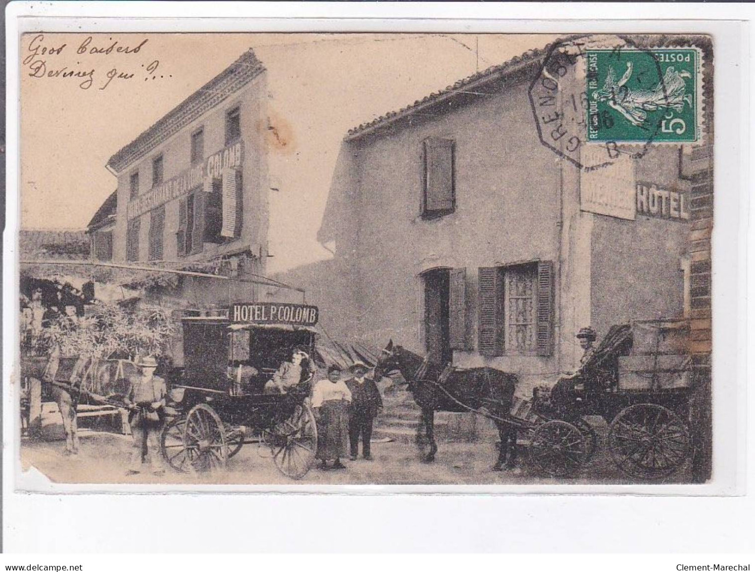 LOIRE: à Localiser, Hôtel De La Loire Colomb - état - Sonstige & Ohne Zuordnung