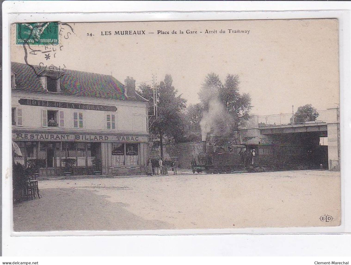 LES MUREAUX: Place De La Gare, Arrêt Du Tramway - Très Bon état - Les Mureaux