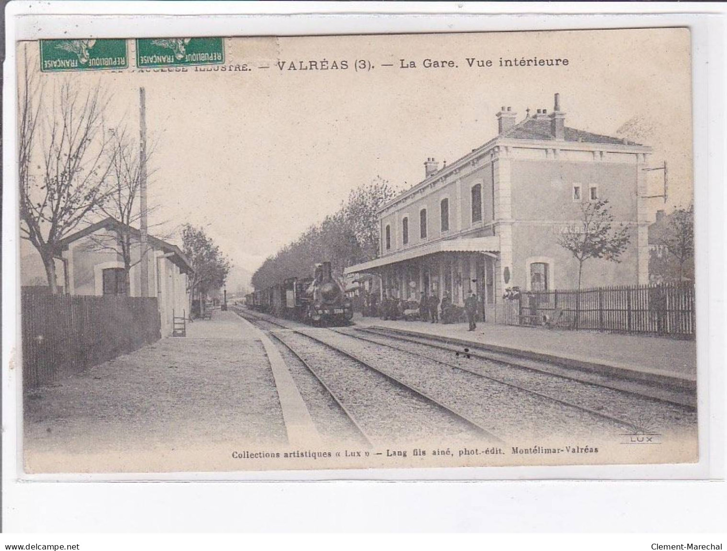 VALREAS: La Gare, Vue Intérieure - Très Bon état - Valreas