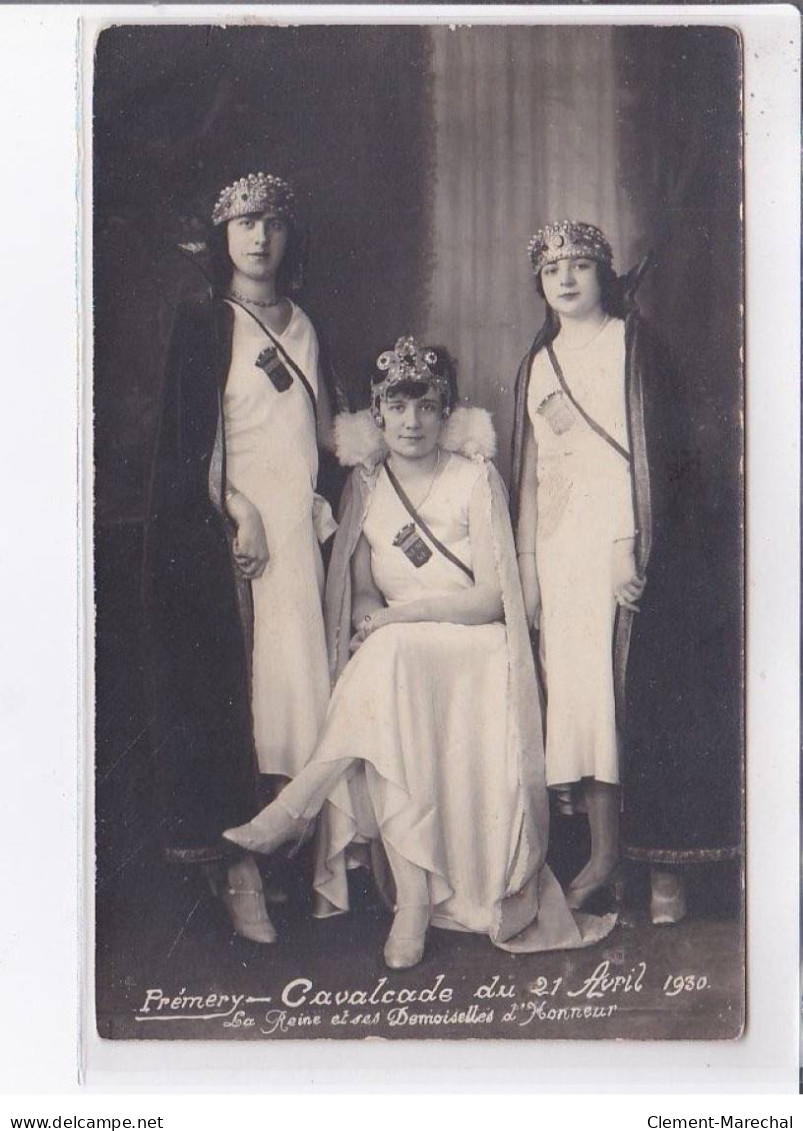 PREMERY: Cavalcade Du 21 Avril 1930 La Reine Et Ses Demoiselles D'honneur - Très Bon état - Altri & Non Classificati