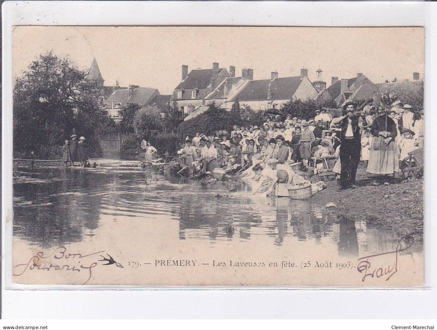 PREMERY: Les Laveuses En Fête 25 Août 1903 - Très Bon état - Sonstige & Ohne Zuordnung